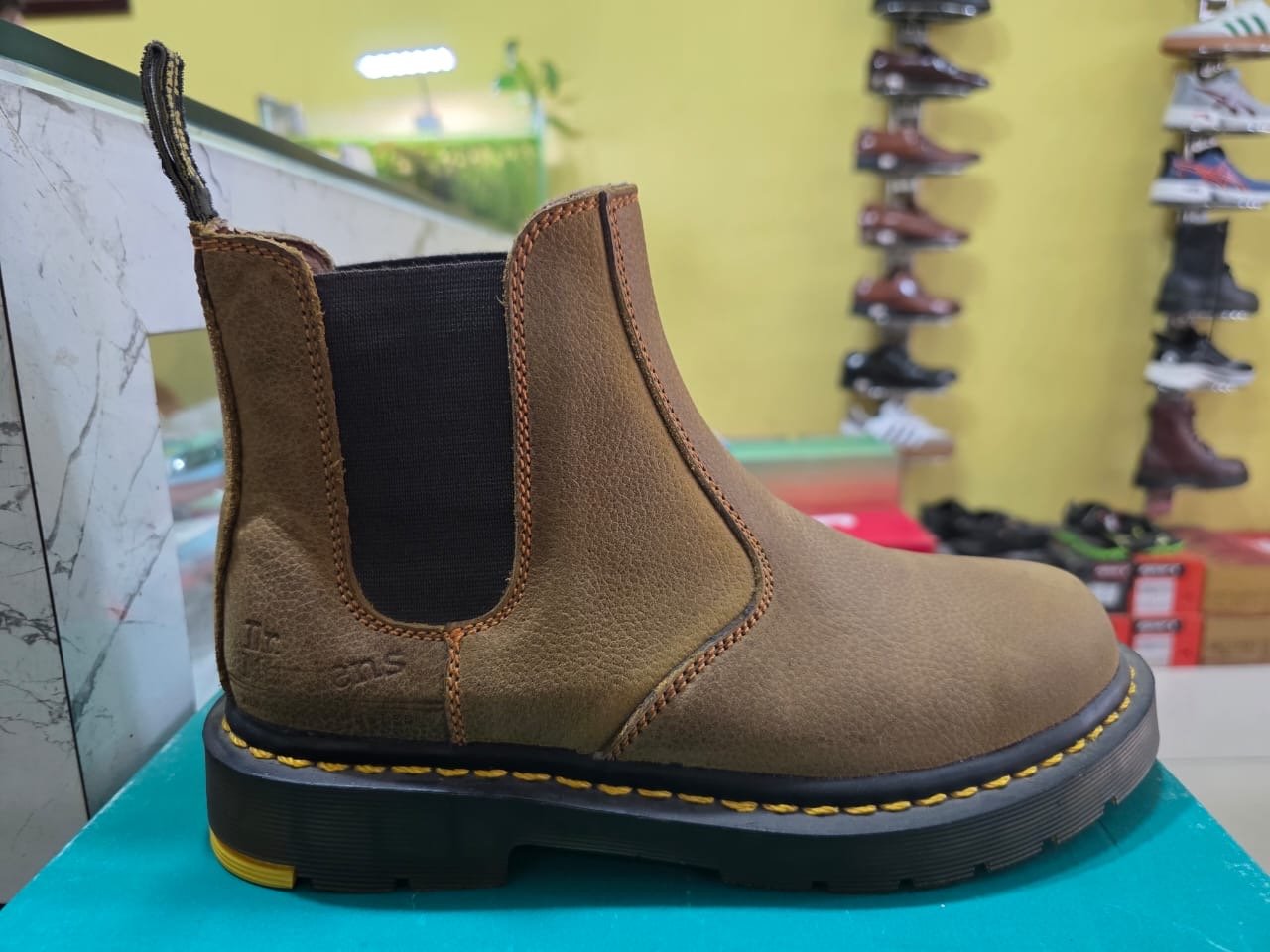 Classic Ankle Leather Boots for Men All Size Available - Image 6