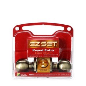 EZ-set Keyed Entry Door Lock Set EZ100TBAUS5