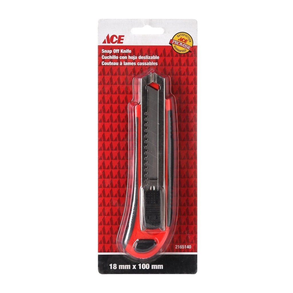 ACE Snap-off Utility Knife 18mm x 100mm