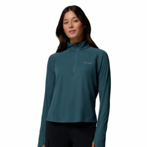 Columbia W Stealth SpringтДв LS Half Zip Tee - Full Sleeve Top - Size Large - Large