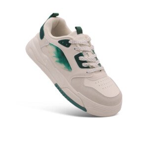 Elegant Women's Lace-Up Casual Sneakers - Non-Slip & Comfortable Footwear