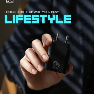 Charger EP-25S | Fast charging | Travel Adapter + High Speed Type C to Type C Cable