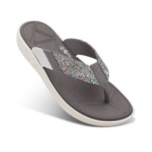 Doctor Sole Women V-Shape Flipflop – EVA Lightweight Toe Post Slippers
