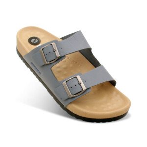 JUPITER Men’s Dual Buckle Slides – Comfortable Casual Slippers for Daily Wear