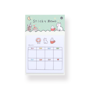 Kawaii Sticky Memo - Daily Plan