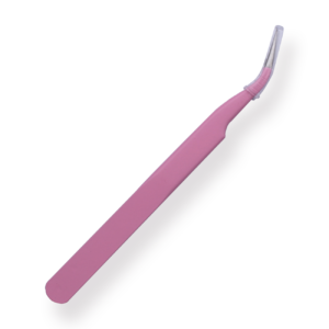 Macaron Curved Pointed Tweezer - Pink