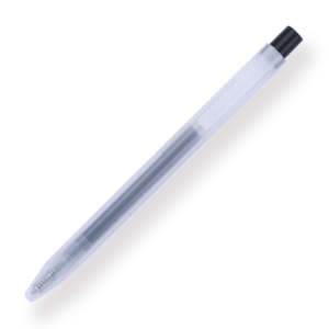 Muji Smooth Gel Ink Ballpoint Pen Knock Type - 0.5mm - Black