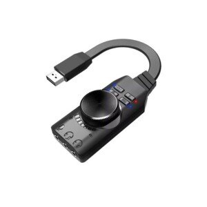 Plextone GS3 Mark II Virtual 7.1 Channel USB Sound Card Adapter