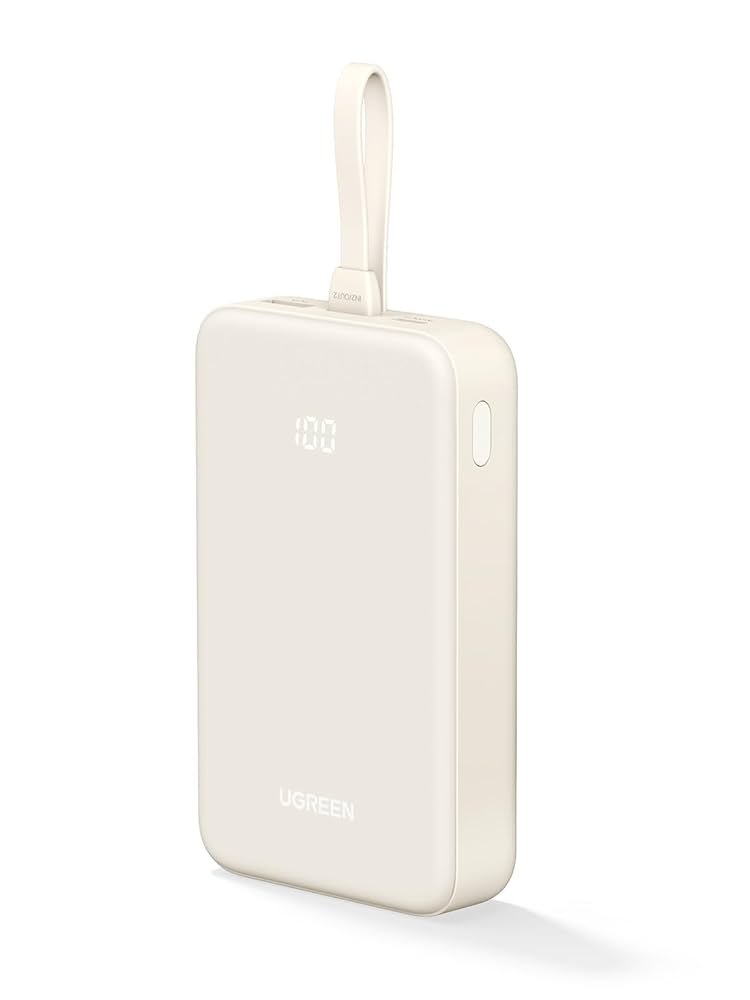 UGREEN 20000mAh Power Bank with Included USB Type-C Cable