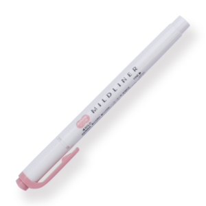 Zebra Mildliner Double-Sided Highlighter - Fine / Bold - Mild Dusty Pink