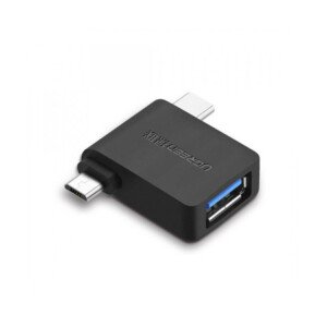 Micro USB + USB-c to USB 3.0 OTG Adapter