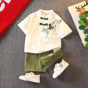 Korean Style Wide Shoulder Cotton Sleeveless Vest For Boys - Sizes 90 cm(1 to 2 years), 100 cm(2 to 3 years), 110 cm(3 to 4 years), 120 cm(4 to 5 years) and more
